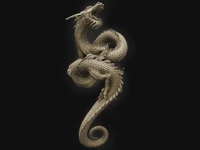  Chinese Dragon 3D print 
