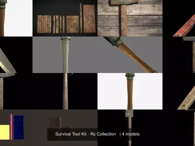 Survival Tool Kit - Rc Collection   3D Model Pack