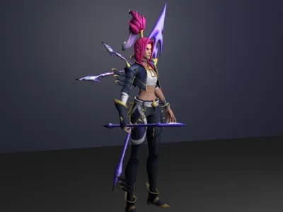 kalista 3D model