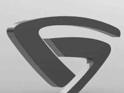 mtz logo 3D model