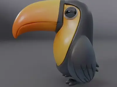 toucan 3D model purchase