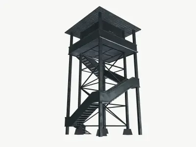 Watch Tower 3D model purchase