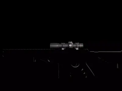 Scope TaS x16 Low-poly 3D model