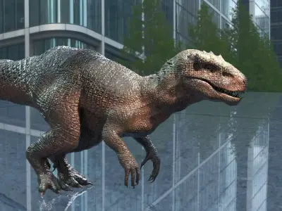 Tyrannosaurus rex 3D model 2