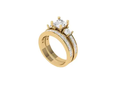 Wedding Ring  3D print model 322