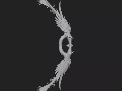 Bow Base Meshes 28 Free 3D model