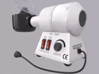 Optical Instrument Frame Heater Free low-poly 3D model