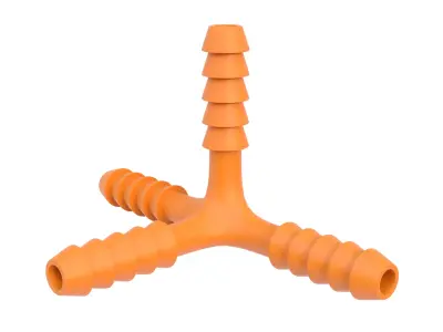 Pipe connector 04 3D model