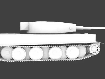 Tiger Tank 3D model by Panzerfaust03