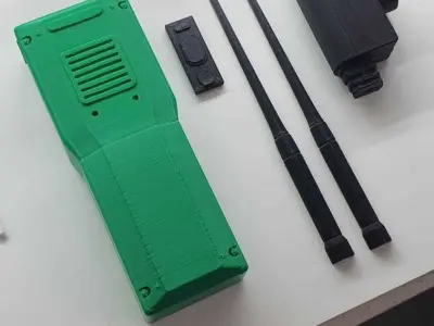 GHOST - DUMMY MILITARY TATICAL RADIO FOR COSPLAY COD MW WARZONE 3D print model