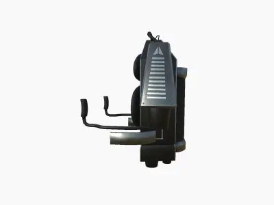 Jetpack G07 Steel - SciFi Character Design Low-poly 3D model