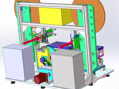 Universal labeling machine 3D model