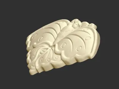 butterfly moth 3D print model