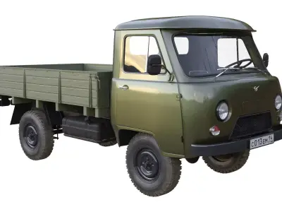 UAZ 452D 3D model