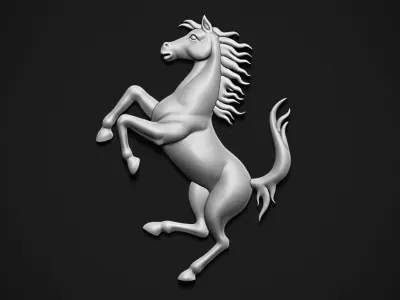 Ferrari Horse 3D print model