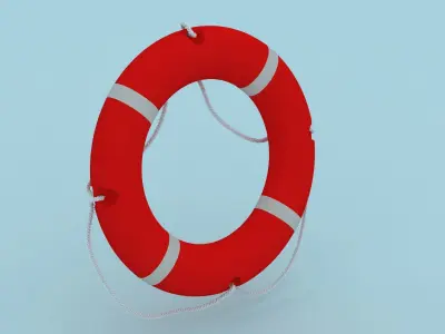 Lifebuoy life preserver 3D model