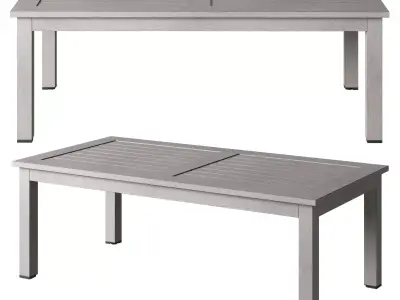 OVE Clifton Conversation Set 4 Pieces Table 3D model