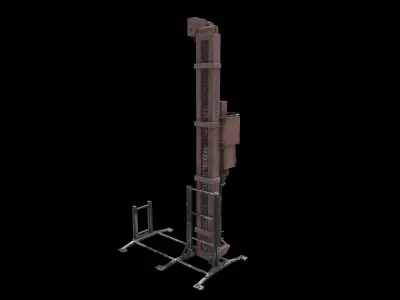 mining drill 3D model