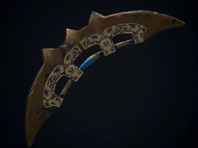 Spartan Warrior Ancient military weapon Low-poly 3D model
