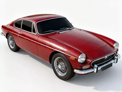 The Decades of Drive 50s to 80s Realistic Auto Collection 3D Model Pack