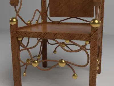 Unique Chair II Free low-poly 3D model