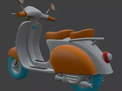 Scooter 3D Model 3D model get