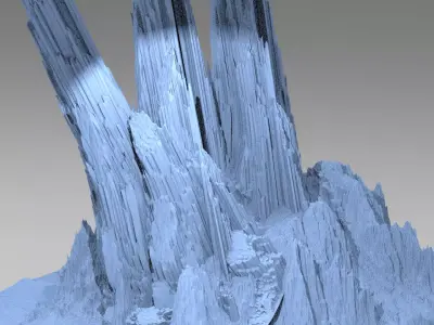 Claw Mountain alien 5  3D model