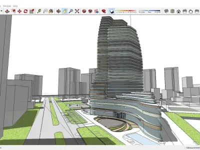 Sketchup Hotel G6 3D model