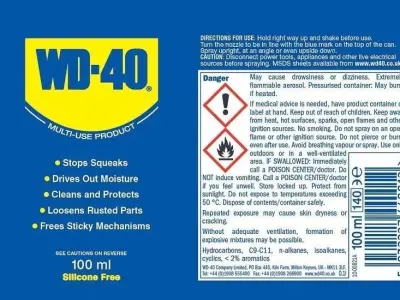 Aerosol Spray WD40 Free low-poly 3D model