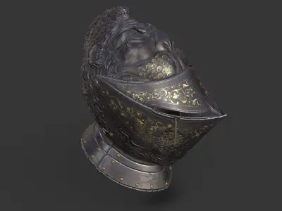 Helmet of Henry Low-poly 3D model