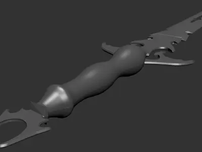 The sword 002 Low-poly 3D model