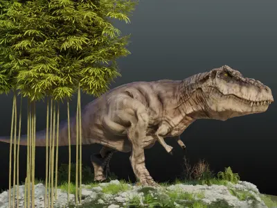 Tyrannosaurus Rex T rex Jurassic Park  3D model