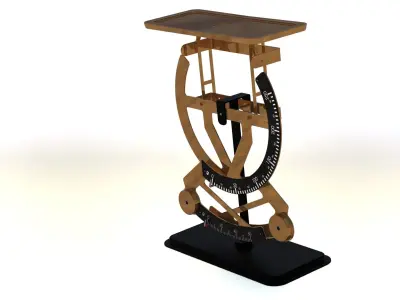 Letter Balance 3D model