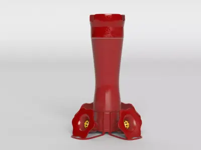 Hummingbird feeder 3D model