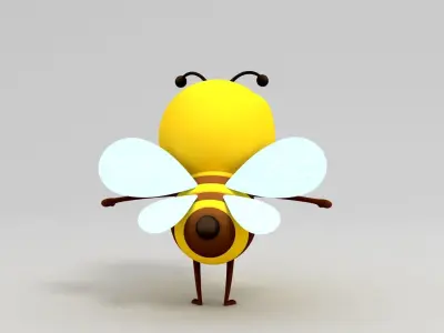 Bee Character 3D model purchase