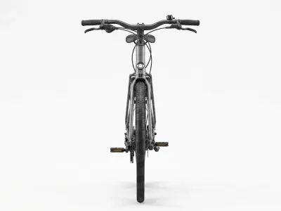 Sleek Modern Urban Commuter Bicycle 3D model