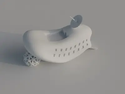 Architectures 3 Free low-poly 3D model