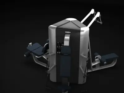 Multistation Tower Machine 3D model