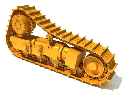 Excavator Tracks 3D model