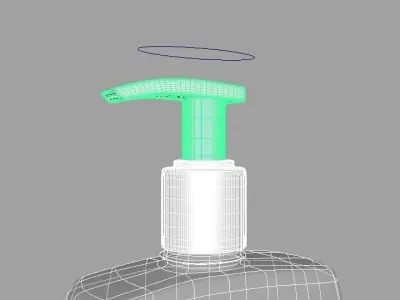 Hand Sanitizer Bottle Free low-poly 3D model