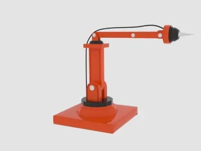  Needle Robot Arm  3D model