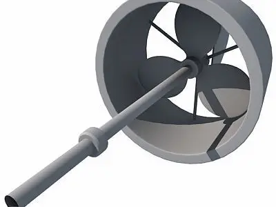 Detailed Propeller 4 3D model