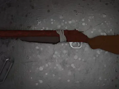 Rusty Weapons Pack Free low-poly 3D model