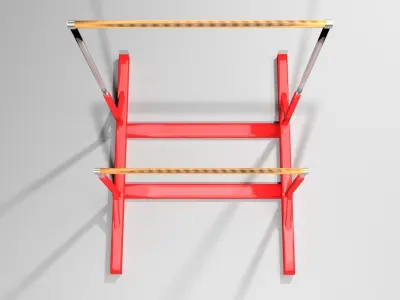 Gymnastics Equipment - Uneven Bars 3D model