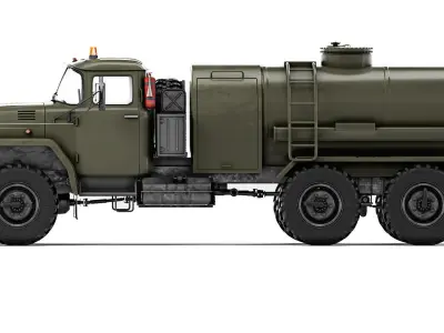 ZiL 131 ATZ-4 1975 3D model