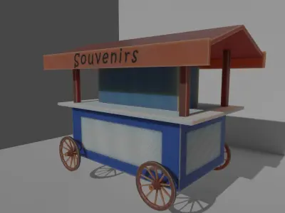 Souvenir stand  3D model