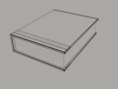 Ancient book celtic Low-poly 3D model