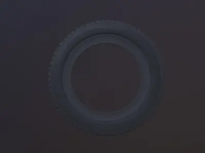 Tire Model and 4K Texture no Symmetry protector 3D model