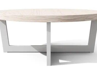 Toba Coffee Table Low-poly 3D model