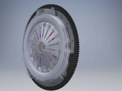 Car clutch 3D model 3D model by boysitinh-thanhdung